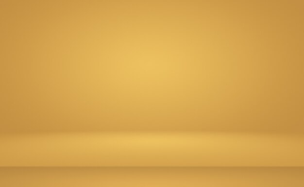 Abstract Luxury Gold yellow gradient studio wall, well use as background,layout,banner and product presentation.