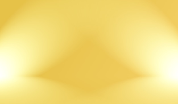 Abstract Luxury Gold yellow gradient studio wall, well use as background,layout,banner and product presentation.