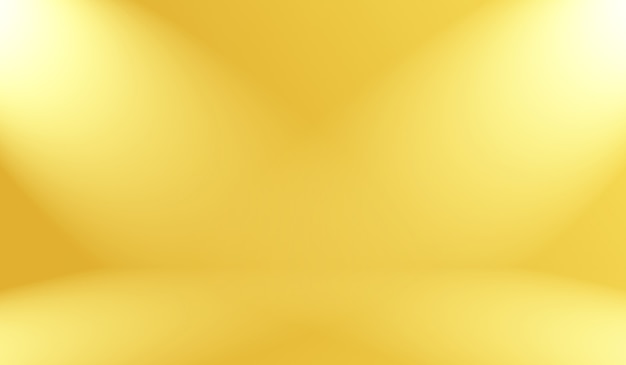 Free photo abstract luxury gold yellow gradient studio wall, well use as background,layout,banner and product presentation.