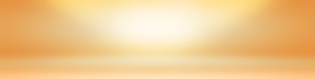 Free photo abstract luxury gold yellow gradient studio wall, well use as background,layout,banner and product presentation.