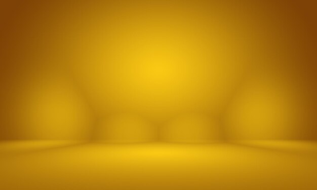 Abstract luxury gold yellow gradient studio wall well use as backgroundlayoutbanner and product pres