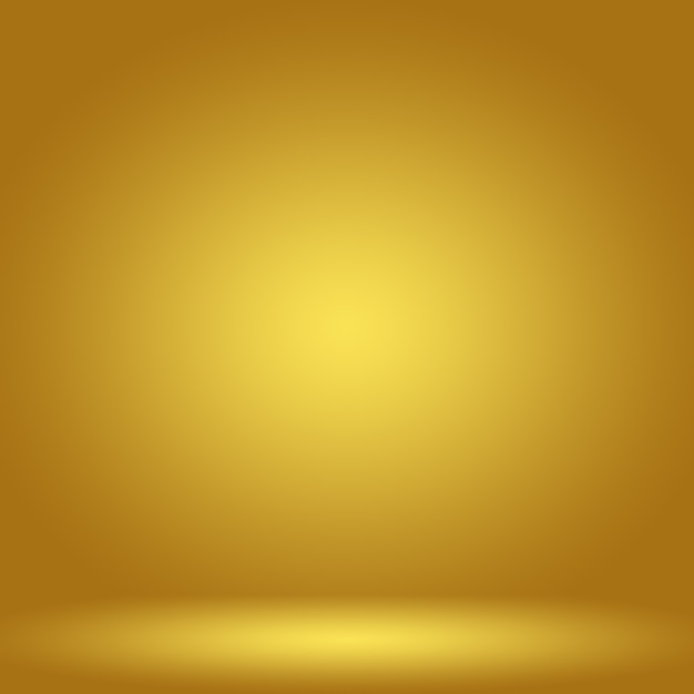 Free photo abstract luxury gold yellow gradient studio wall well use as backgroundlayoutbanner and product pres...