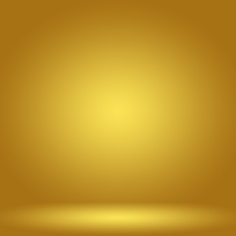 Abstract luxury gold yellow gradient studio wall well use as backgroundlayoutbanner and product pres...