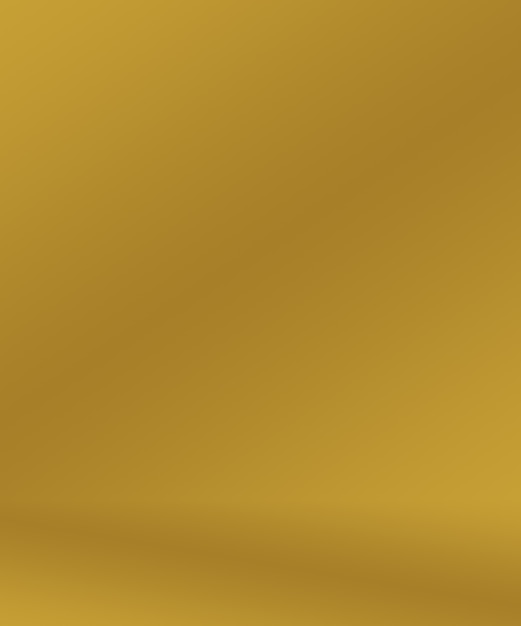 Abstract luxury gold yellow gradient studio wall well use as backgroundlayoutbanner and product pres...