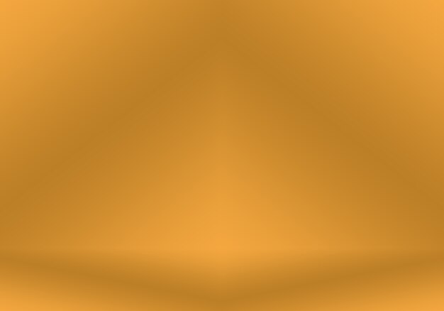 Abstract luxury gold yellow gradient studio wall well use as backgroundlayoutbanner and product pres...