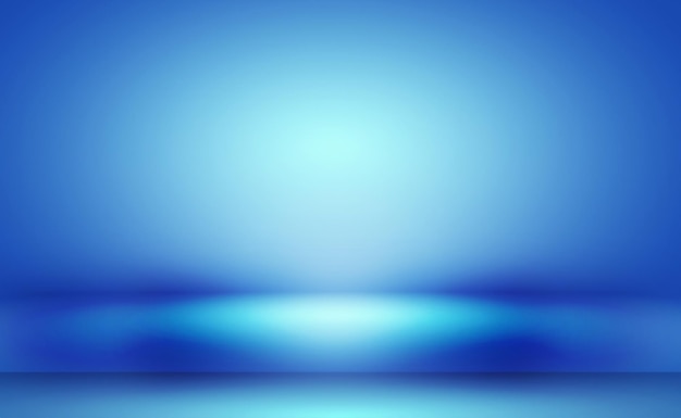 Foto gratuita sfondo blu sfumato di lusso astratto blu scuro liscio con banner studio vignetta nera