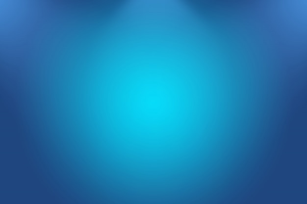 Abstract luxury gradient blue background. smooth dark blue with black vignette studio banner.