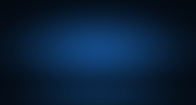 Abstract Luxury gradient Blue background. Smooth Dark blue with Black vignette Studio Banner.