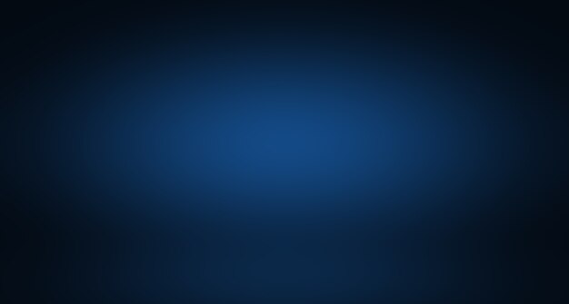 Abstract Luxury gradient Blue background. Smooth Dark blue with Black vignette Studio Banner.