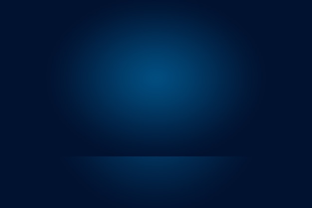 Free photo abstract luxury gradient blue background. smooth dark blue with black vignette studio banner.