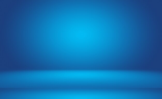 Abstract Luxury gradient Blue background. Smooth Dark blue with Black vignette Studio Banner.