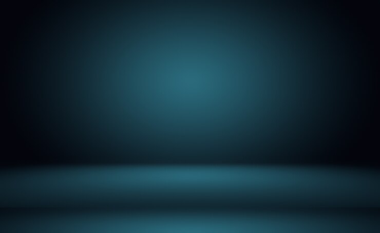 Free Photo abstract luxury gradient blue background. smooth dark blue with black vignette studio banner.