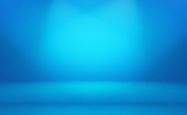 Abstract Luxury gradient Blue background. Smooth Dark blue with Black vignette Studio Banner.