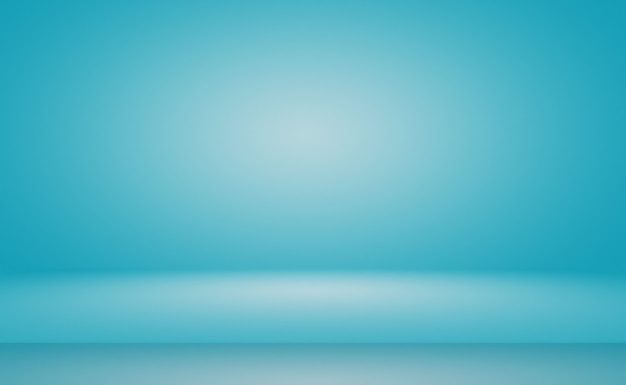 無料写真 抽象的な豪華なグラデーションの青い背景。ブラックビネットスタジオバナー付きの滑らかなダークブルー。