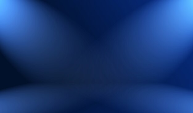 Abstract Luxury gradient Blue background. Smooth Dark blue with Black vignette Studio Banner.