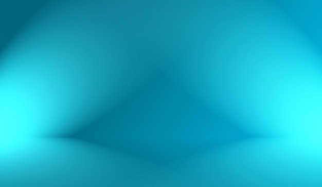 無料写真 抽象的な贅沢なグラデーション青い背景。ブラックビネットスタジオバナー付きの滑らかなダークブルー。