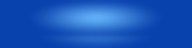 無料写真 抽象的で豪華なグラデーションブルーの背景に黒のビネットスタジオバナーで滑らかなダークブルー