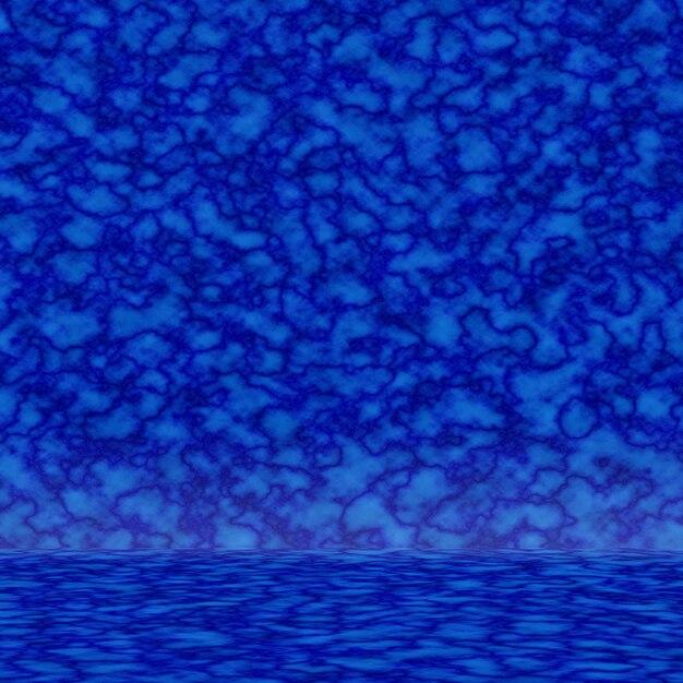 抽象的で豪華なグラデーションブルーの背景に黒のビネットスタジオバナーで滑らかなダークブルー