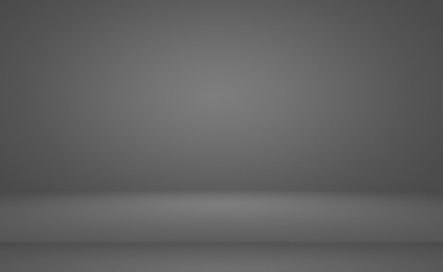 Abstract luxury plain blur grey and black gradient used as background studio wall for display your p...