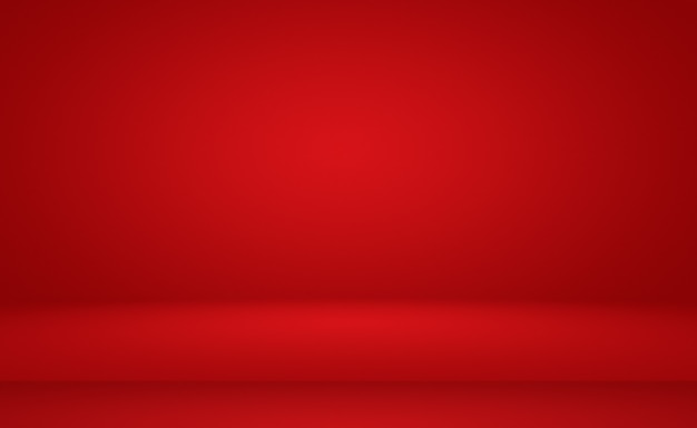 抽象的な豪華な柔らかい赤の背景クリスマスバレンタインレイアウトデザイン、スタジオ、部屋、Webテンプレート、滑らかな円のグラデーションカラーのビジネスレポート。