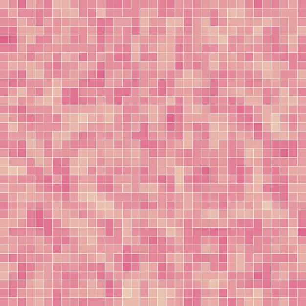 Abstract Luxury Sweet Pastel Pink Tone Wall Floor Tile Glass Seamless Pattern Mosaic Background Texture for Furniture Material.