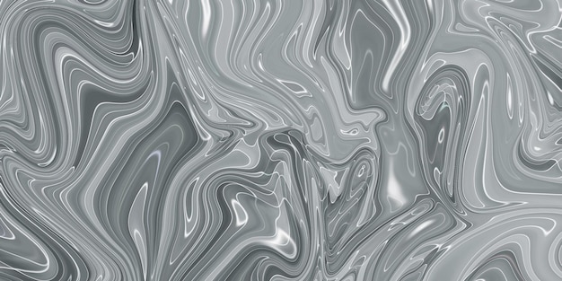 Abstract marble texture Black and white grey background Handmade technique