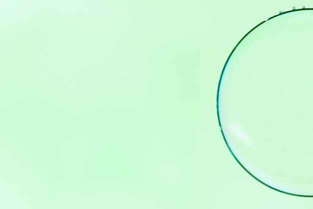 Abstract minimalistic magnifier bubble