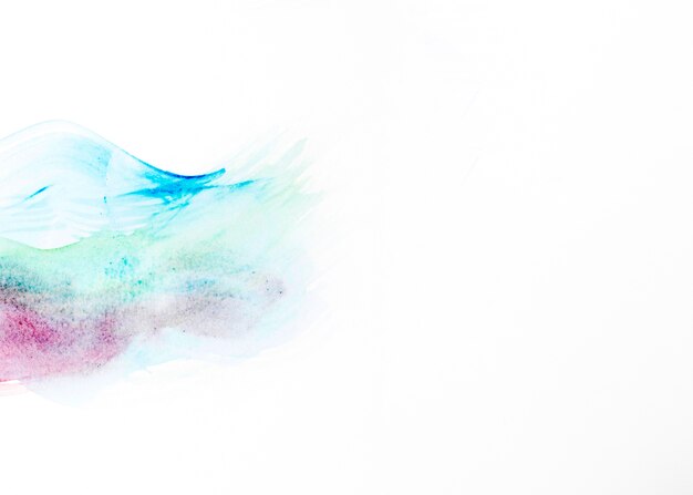 Abstract multicolored watercolor draw