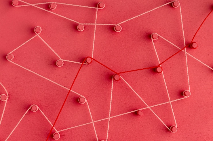 Free Photo abstract networking concept still life