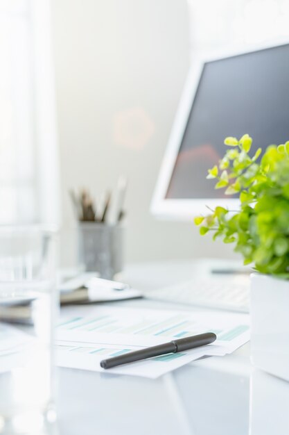 Free Photo abstract office desktop