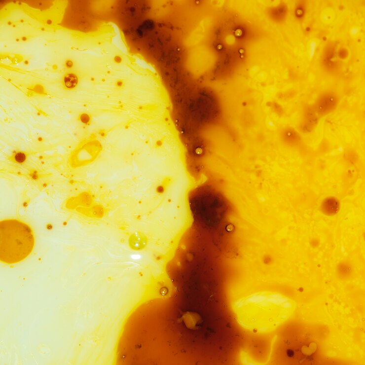 Free Photo abstract oil of beer head