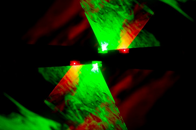 無料写真 抽象的な光学レーザーの背景
