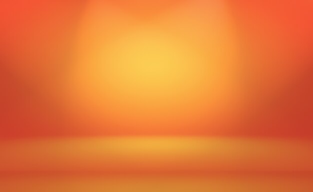 Abstract Orange background layout design,studio,room, web template ,Business report with smooth circle gradient color.