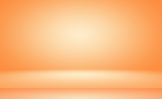 abstract orange background layout design,studio,room, web template ,business report with smooth circle gradient color.