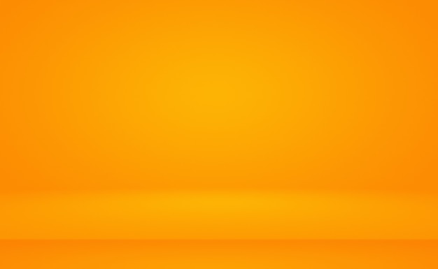 抽象的なオレンジ色の背景レイアウトデザイン、スタジオ、部屋、Webテンプレート、滑らかな円のグラデーションカラーのビジネスレポート。