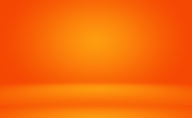 Free photo abstract orange background layout designstudioroom web template business report with smooth circle g...