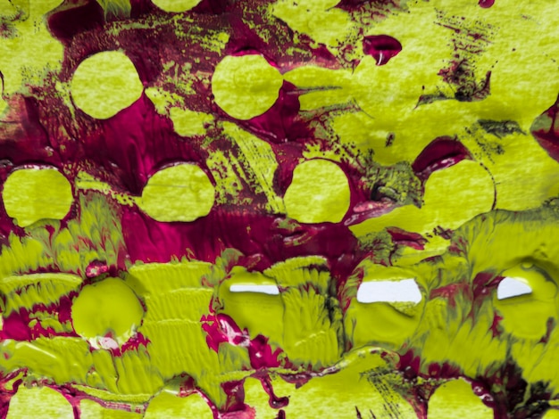 Бесплатное фото Абстрактная картина с оливково-зеленым