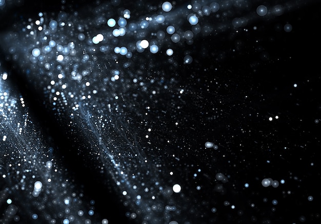 Abstract particles bokeh effect wallpaper