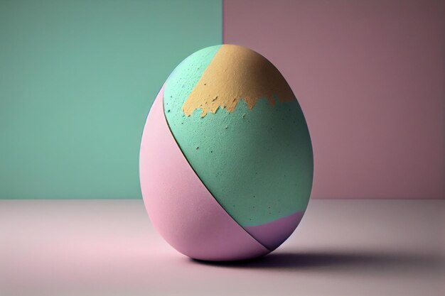 Abstract Pastel Easter Egg 5