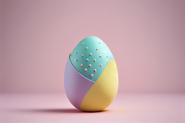 Abstract Pastel Easter Egg 7