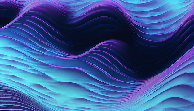 Абстрактный узор фона в футуристическом синем дизайне, генерирующем AI