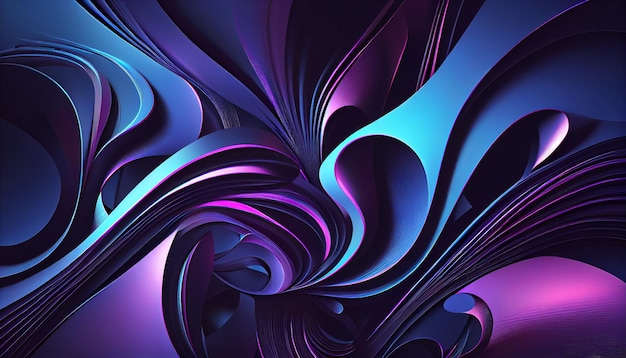 Abstract pattern backdrop in multi colored computer graphics generative AI
