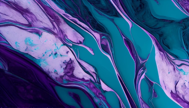 Free photo abstract pattern in vibrant colors with marbled effect generative ai