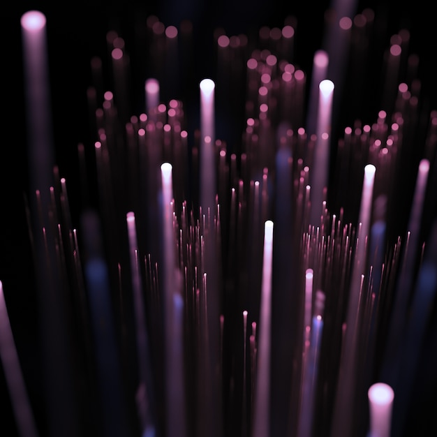 абстрактные фиолетовый 3d световые лучи, поступающие от вниз