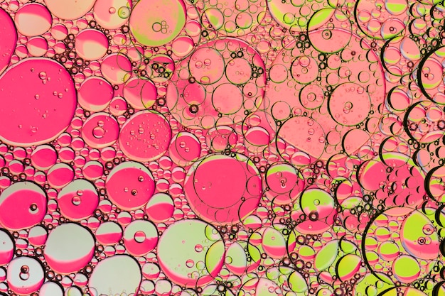 Abstract pink bubble background