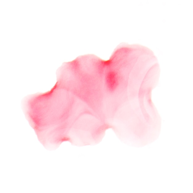 Abstract pink paint drop