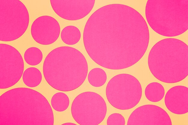 Abstract pink seamless yellow background