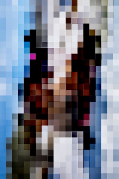 추상 pixelated 배경