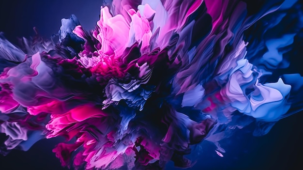 Бесплатное фото Абстрактный фиолетовый фон градиентный переход генеративный ai