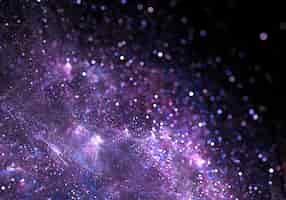 Free photo abstract purple particles background